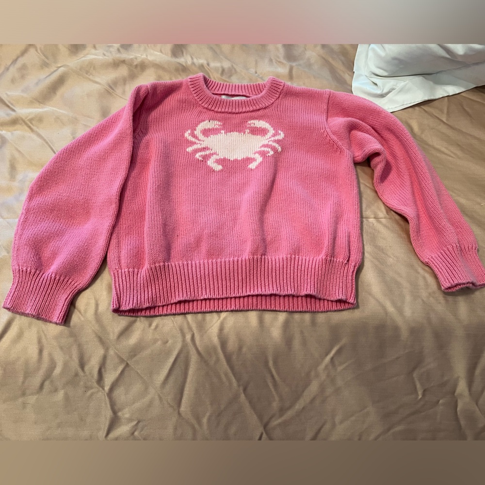 Nantucket kids crab sweater